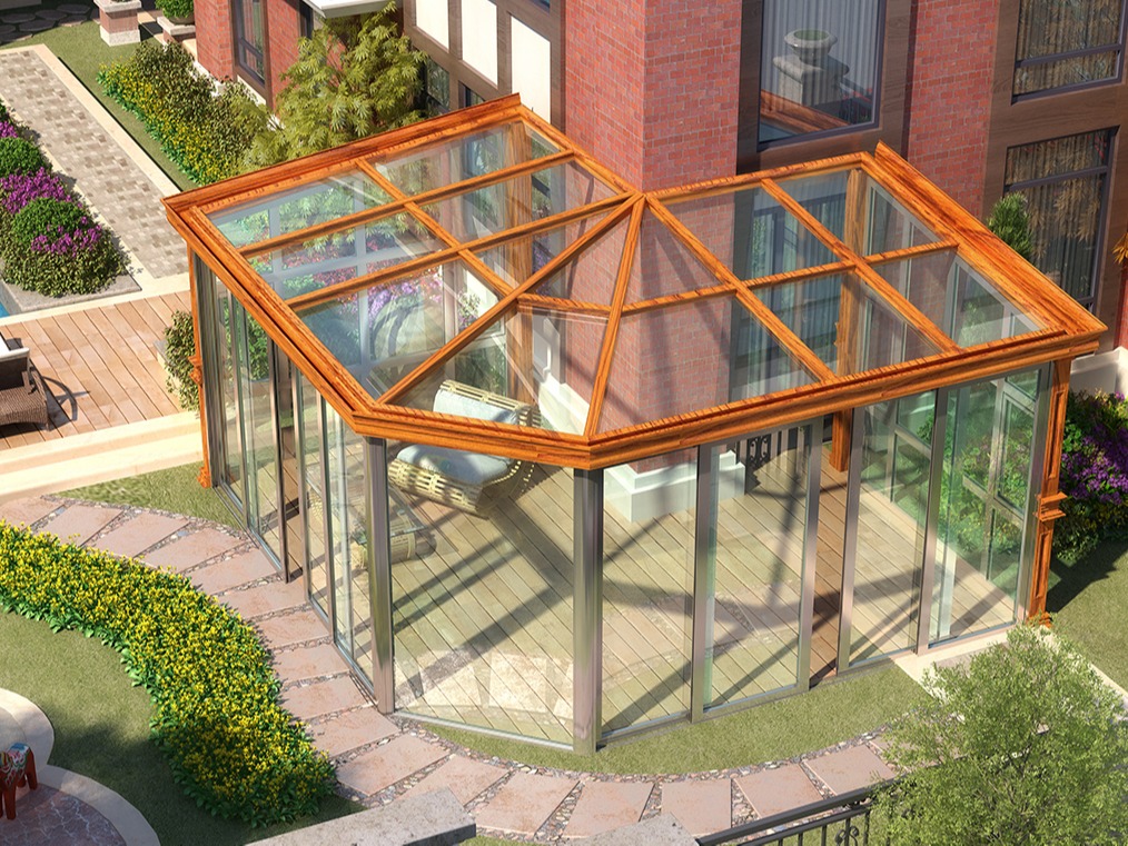露台花园玻璃房效果图