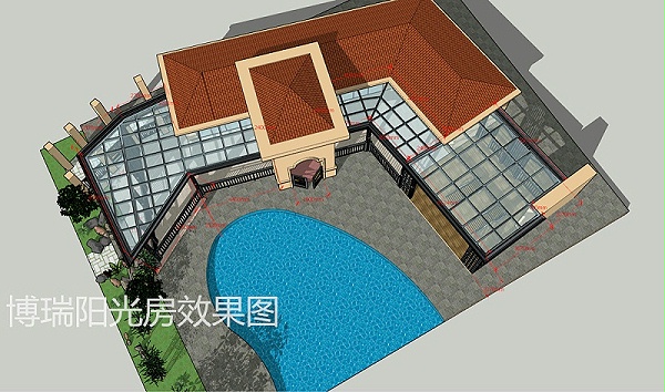 阳光房效果图