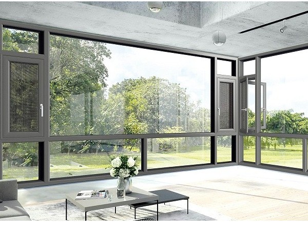 115断桥窗纱一体