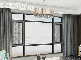 BR 新款115系列隔音隔热断桥窗纱一体系统